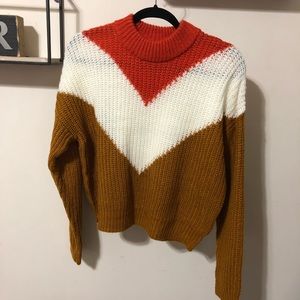 Color block hipster Sweater
